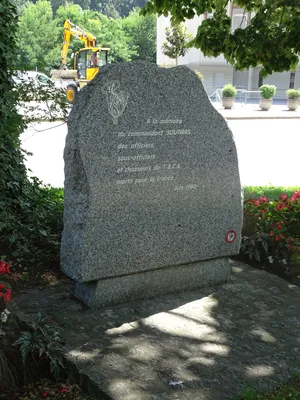 Monument au Commandant Soutiras d'Albertville