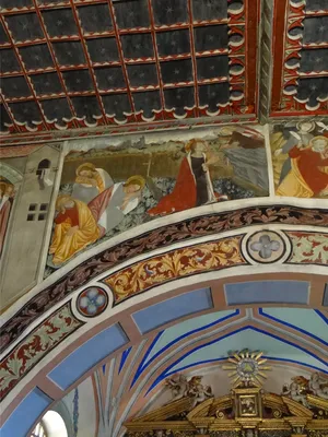 Peintures monumentales de la Chapelle Saint-Sébastien de Lanslevillard