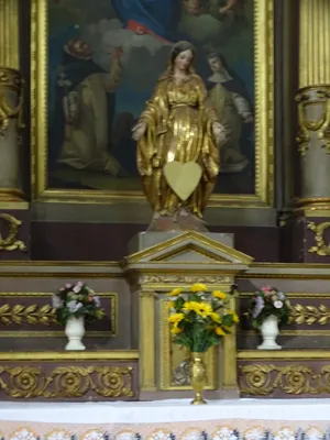 Autel du Rosaire dans l'Église Saint-Michel de Saint-Michel-de-Maurienne