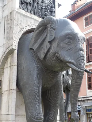 Fontaine des Eléphants à Chambéry