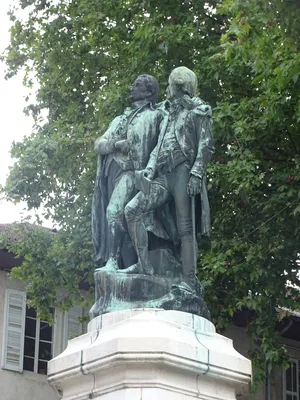Statue des Frères De Maistre à Chambéry