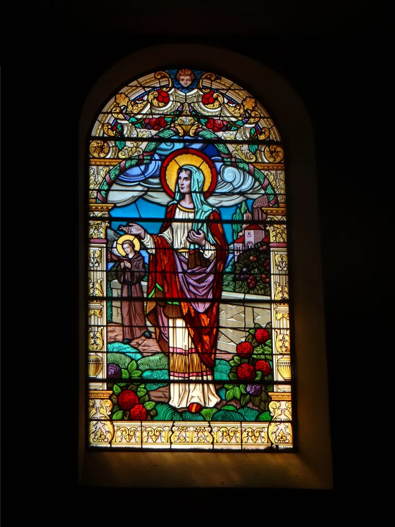 Vitrail Baie A dans l'Église Notre-Dame-de-l'Assomption à Aussois