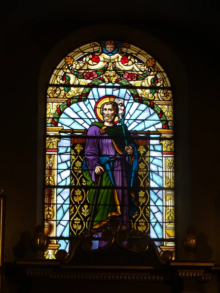 Vitrail Baie C dans l'Église Notre-Dame-de-l'Assomption à Aussois