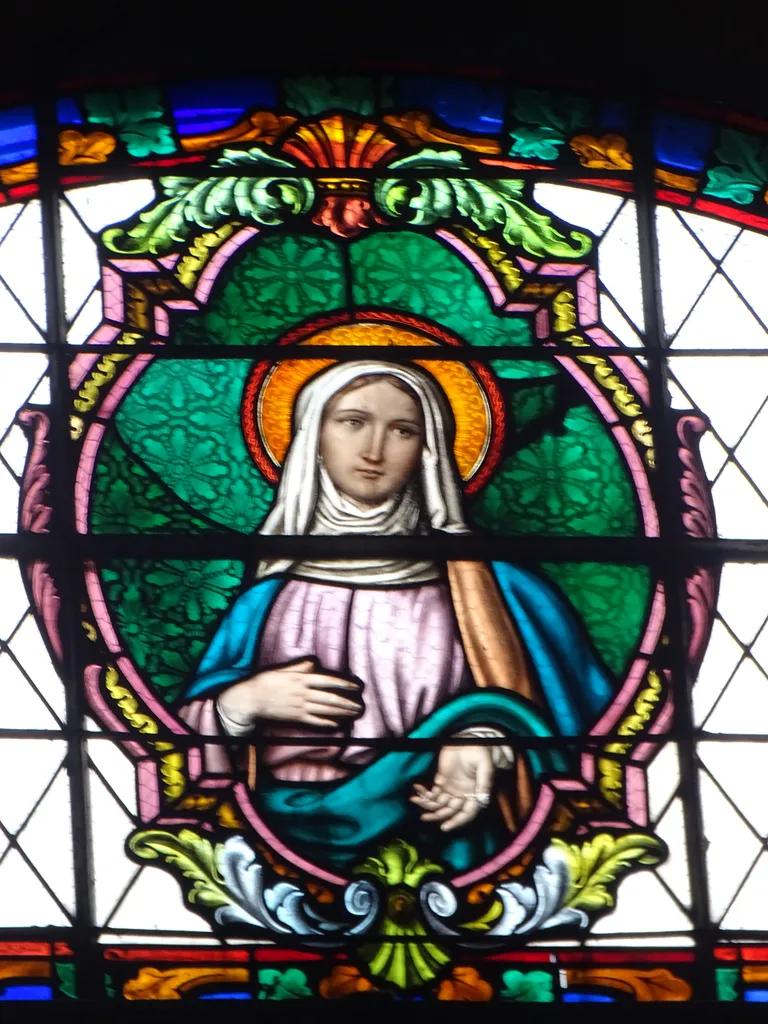 Vitrail Baie 4 dans l'Église Saint-Michel de Saint-Michel-de-Maurienne